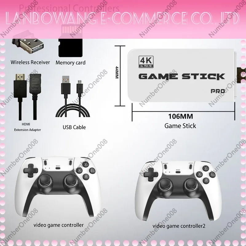 M15 4K HD Retro Home Game Console Double Player Wireless Controller Built in Multiple Classic Arcade Games view 5