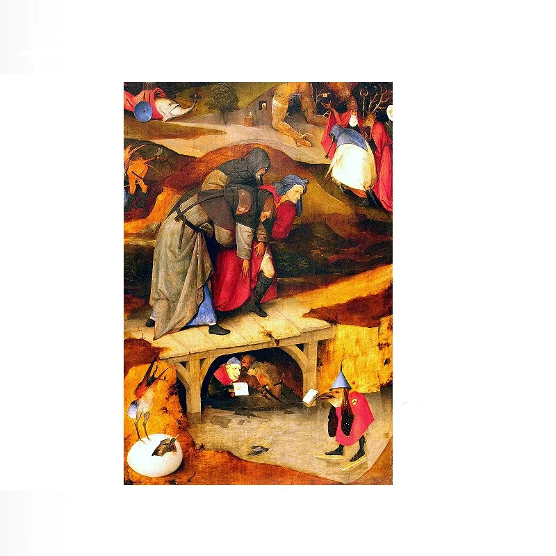 Hieronymus Bosch, Print Art Canvas Poster,Living Room , Home Wall Decor Picture