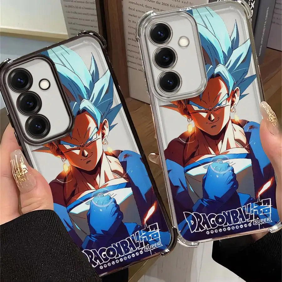 Clear Cover Case for Samsung Galaxy A53 A16 A52 A56 A21s A36 A15 A24 A54 A25 A35 A55 A23 DragonS BallS GokuS
