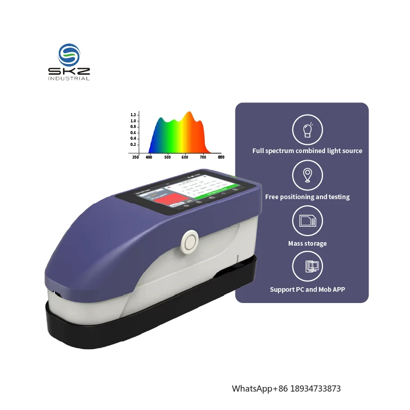 

SKZ-SY3020 Портативный цифровой CIE-лабораторный многопараметрический спектрофотометр соответствующего цвета для автомобильной краски