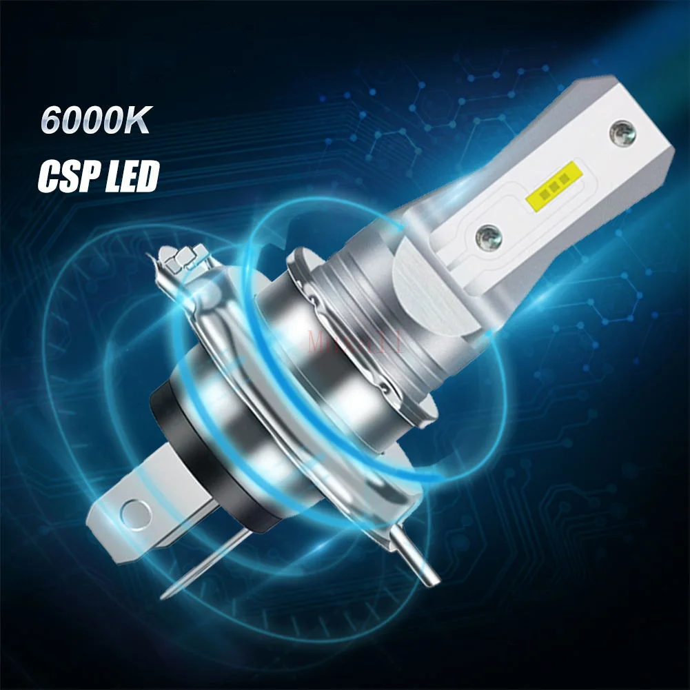 20000LM H7 LED H4 H1 H3 Bulb Headlight Double Copper Tube 80W CSP For Car Headlamp Auto Diode Lamps Led Turbo 6000K 12V 24V