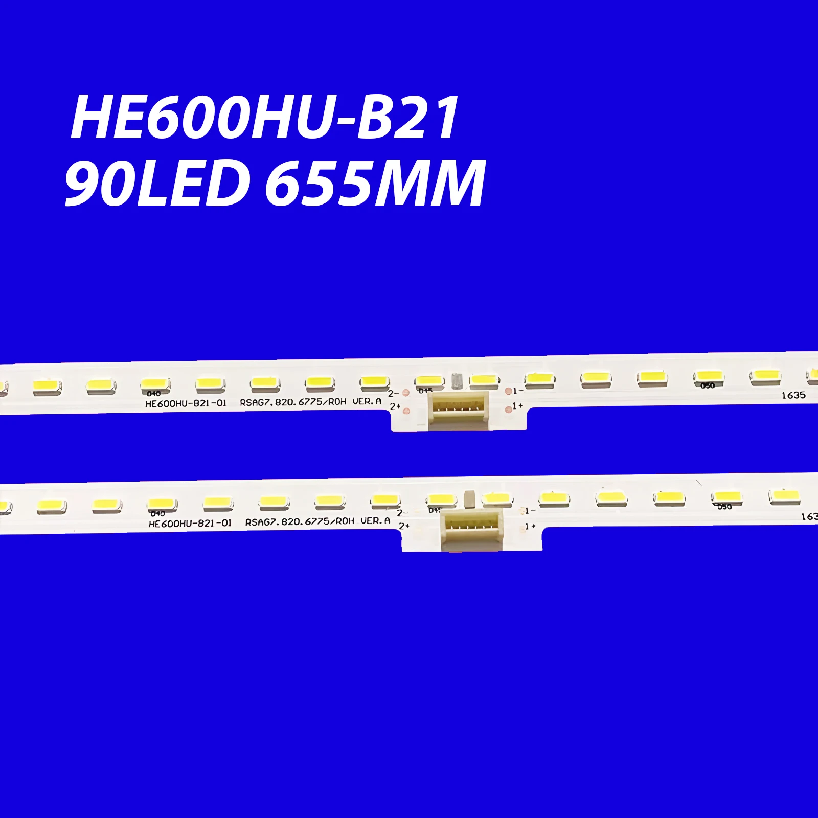 

2 шт. светодиодная лента HE600HU-B21 RSAG7.820.5979/ROH для TH-60AX600C TH-60DX600C LED60K380U