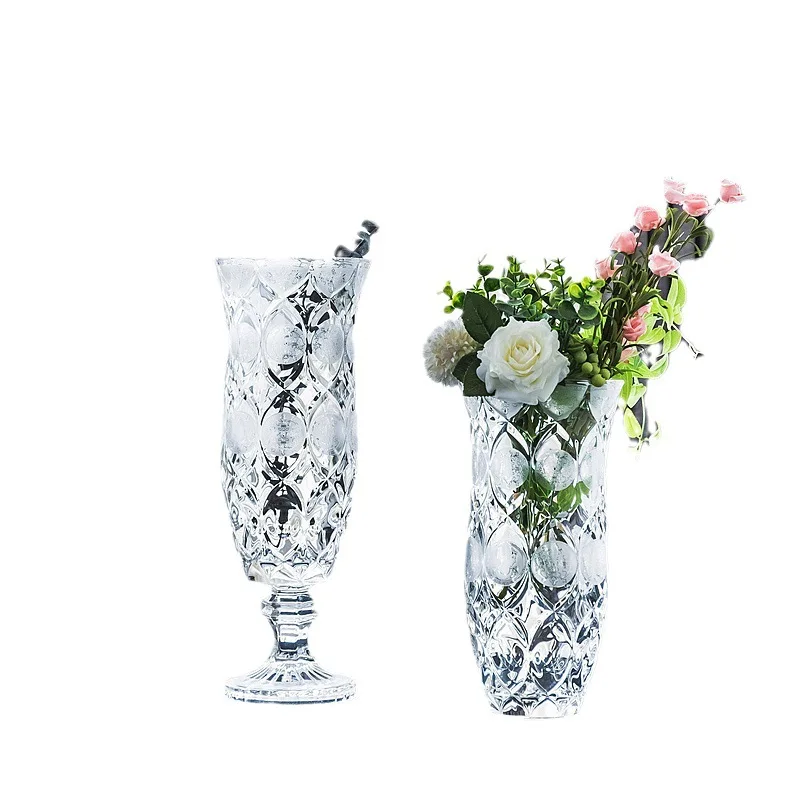 

Handmade sand-carved white crystal glass fruit plate, living room vase sugar tank, household snacks