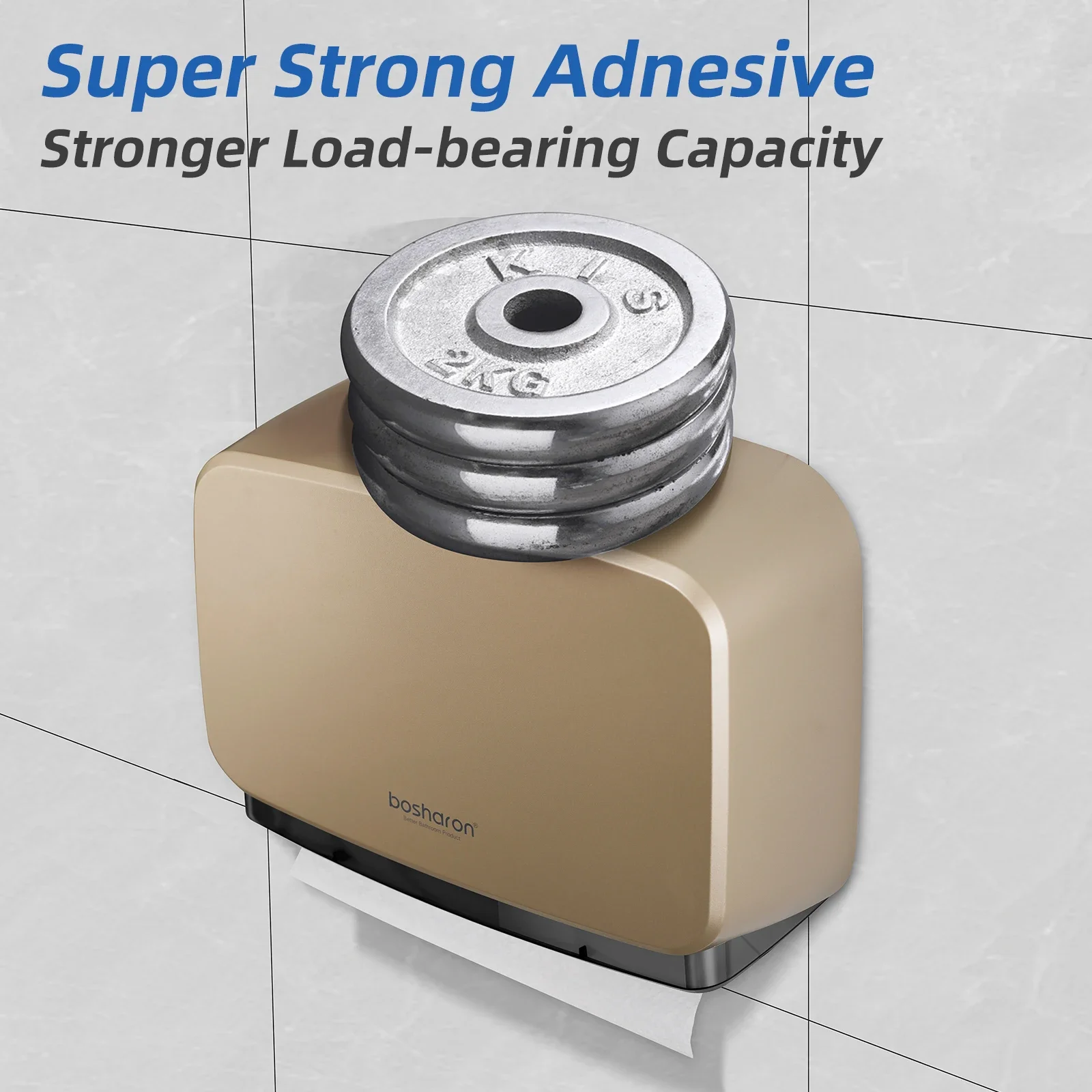 Multifold Paper Towel Dispenser Adhesive No Drilling Commercial Hand Paper Towel Dispenser Holder Wall Mount Tissue Dispenser