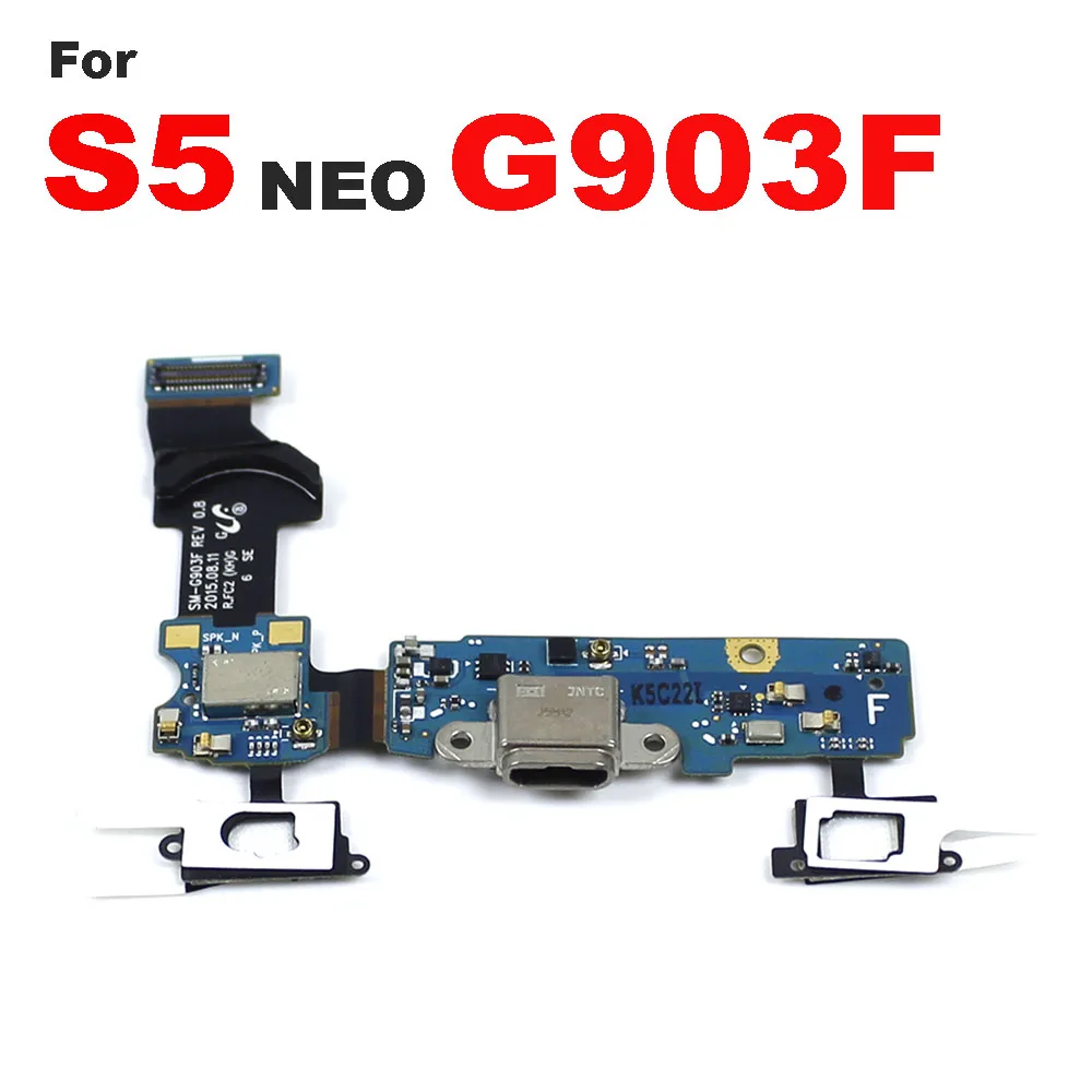 Charging Port For Samsung Galaxy S4/S5 edge Plus I9195 i959 M919  E300L G903F G800F USB Dock Charger Flex Cable Microphone Board