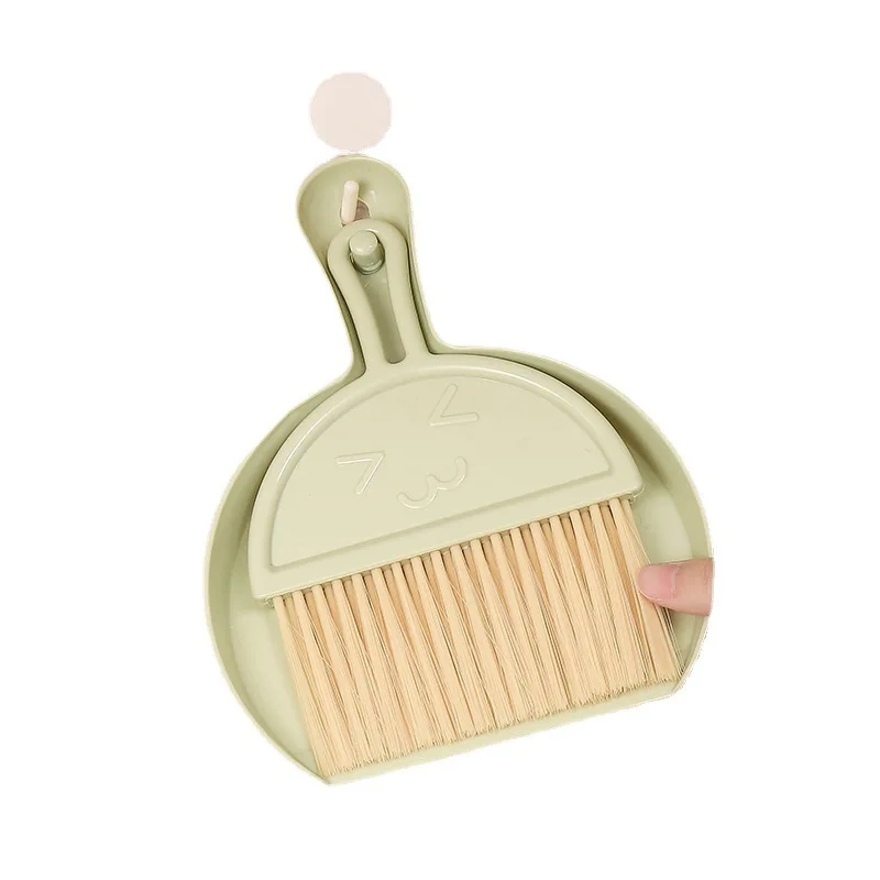 200Pcs Mini dustpan broom set household desktop keyboard brush plastic cleaning tool