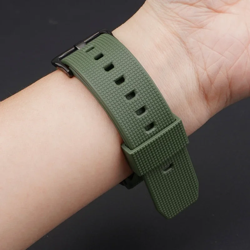 Gummi-Uhrenarmband für Casio G-SHOCK GA-2100 GM-2100, Schnellverschluss, Sport, wasserdicht, Herren-Harz-Ersatzarmband, 16 mm – Detail 6