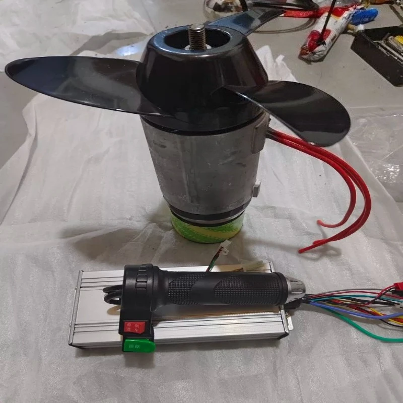 Waterproof Electric Brushless Propulsion Whole Machine Brushless Motor Propulsion Fishing Boat Propulsion
