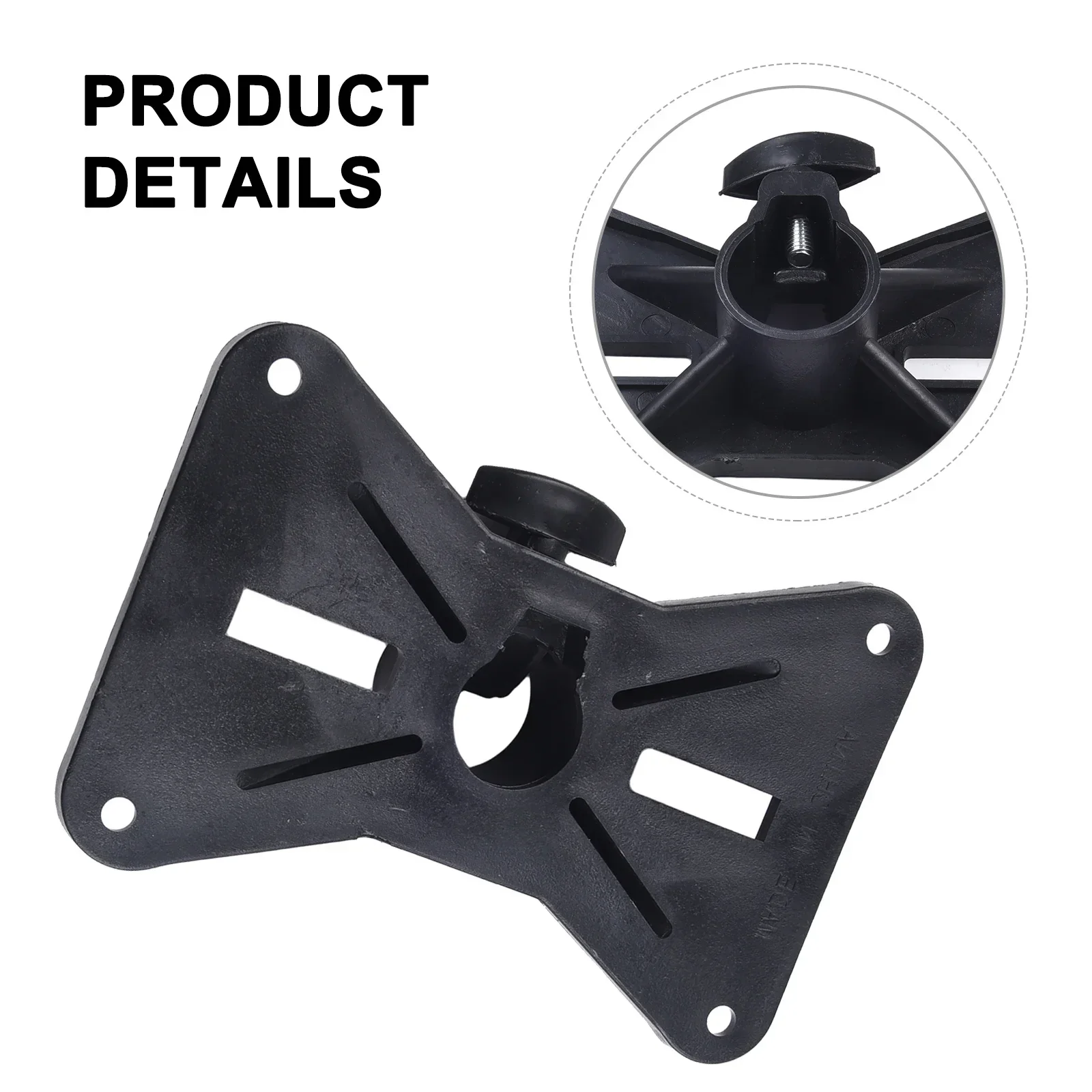 

Rotatable 35mm Plastic Mount Tripod Pole DJ Speaker Stand Adapter Top Cap Tray Plastic Tray Pro Audio Equipment Stands Mounts