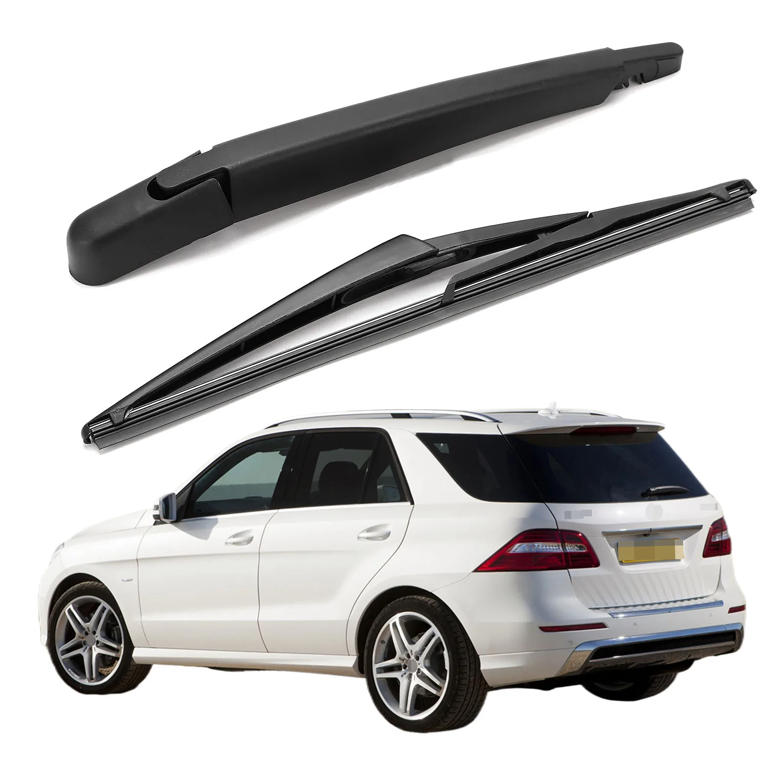 Rear Windshield Windscreen Washer Wiper Arm Blade Set For Mercedes-Benz ML M Class W164 W166 2005-2015 ML350 Car Accessories