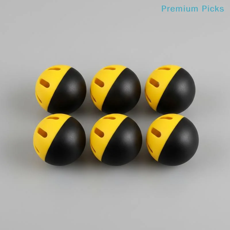 portableSoft Plastic Softball Practice Balls 16 Hole Air Flow Design for Beginner Hitting Drills Kids Youth Training Use