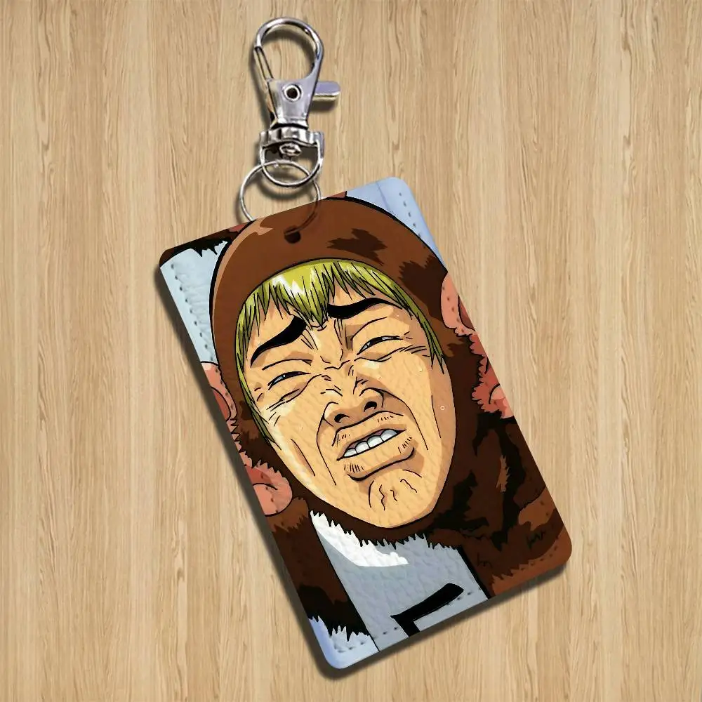 Onizuka Eikichi GTO Keychain Holder Suitable For Subway Bank Card Bus Card Case Badge Holder Wallet Card Textured pattern image 5
