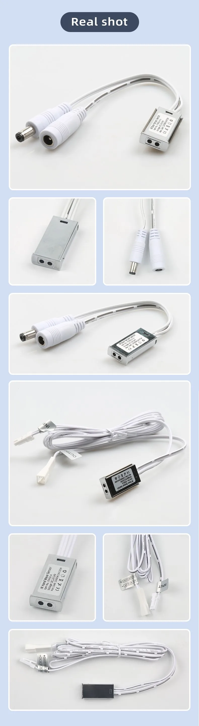 DC 12V 24V Möbel-Schranktür Infrarot-Sensor-Schalter Handsteuerung Dimmer LED-Sensor Geeignet für Schrankbeleuchtung – Detail 7