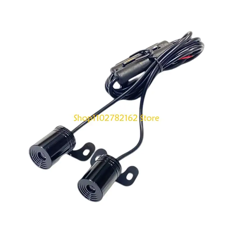

547B High BrightnessLED Projection Lights Welcome Lamp 2pcs Suitable for Motorcycles Offering Stylish and Safe Nighttime Use