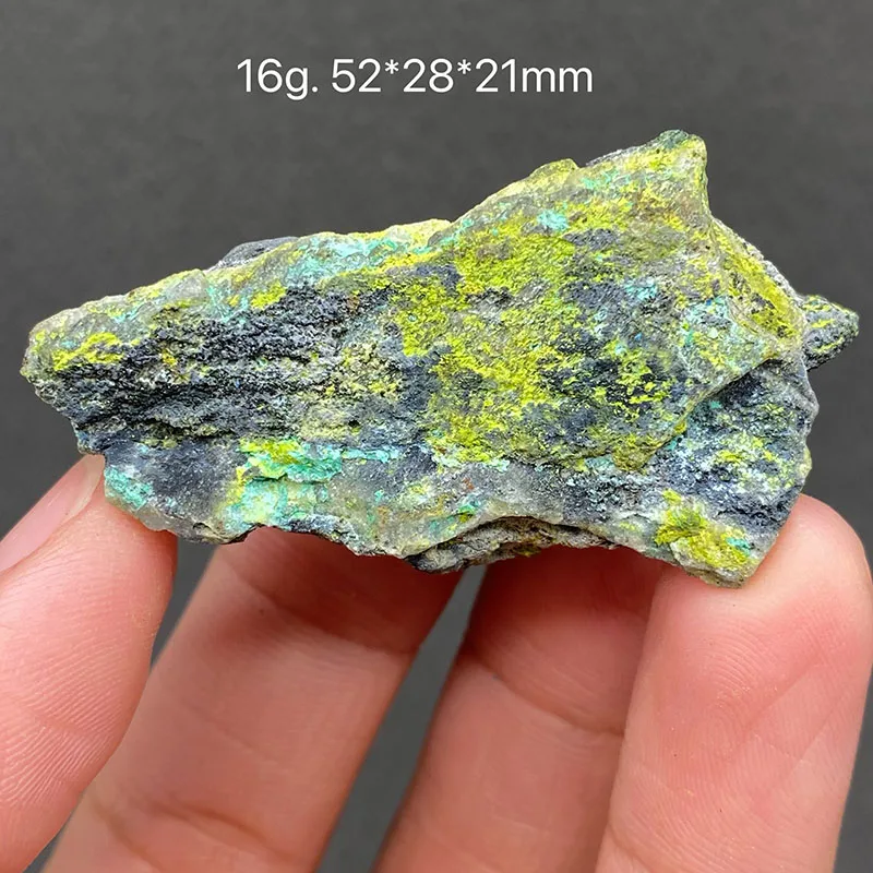 100% Volborthite Natural Azurite and Malachite Raw Stone Minerals, Beads, Home Ornaments, Healing Crystals