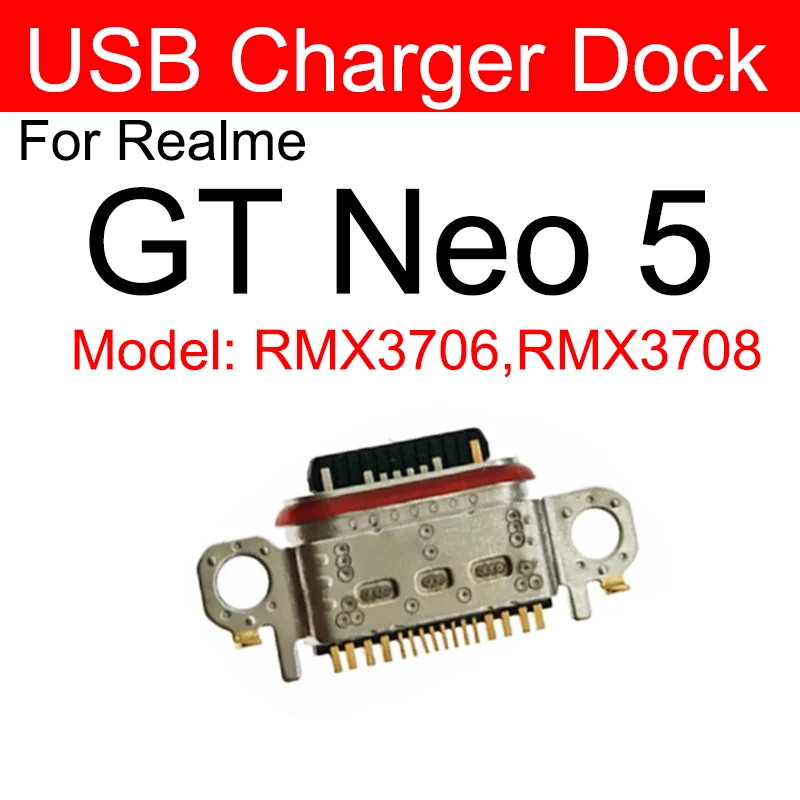 USB Charger Dock For Realme GT 2 3 5 Pro GT Neo 2 3 5 2T 3T 5Se 5G Small USB Charging Jack Connector Port Parts