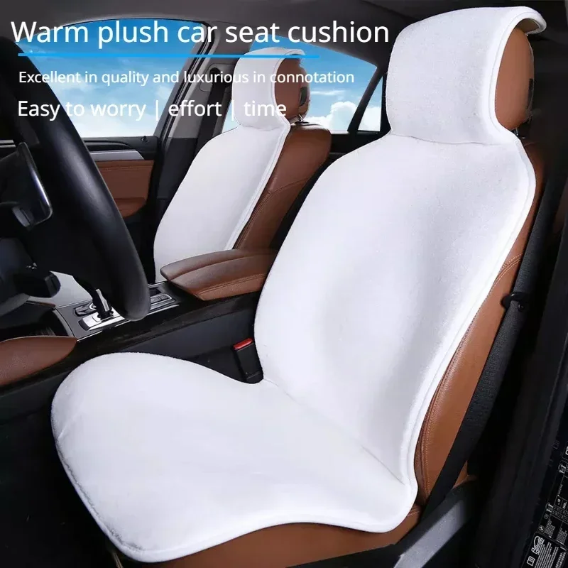 

142 X 56cm Faux Fur Car Seat Covers Winter Universal Car Seat Cushion Car Seat Covers Car Seat Cover Car Cushion Seat Cover