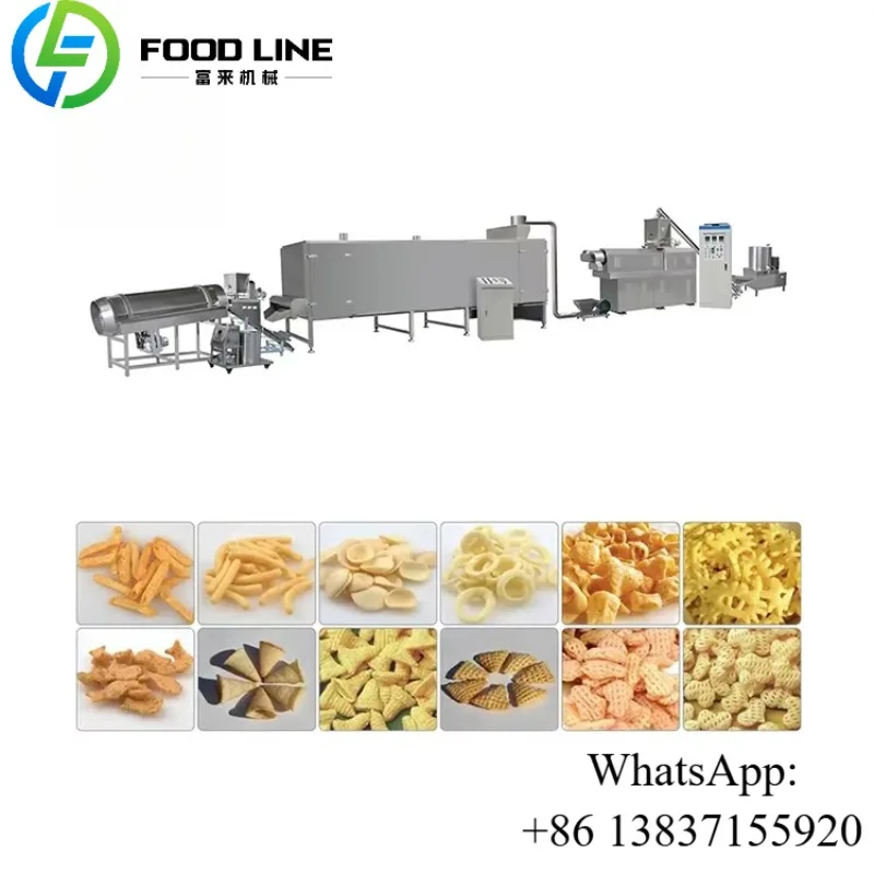 Customized Industrial Corn Puff Extruder Machine Snack Rice Corn Puffs Inflation Machine Dog Fish Pet Food Food Extruder Machine