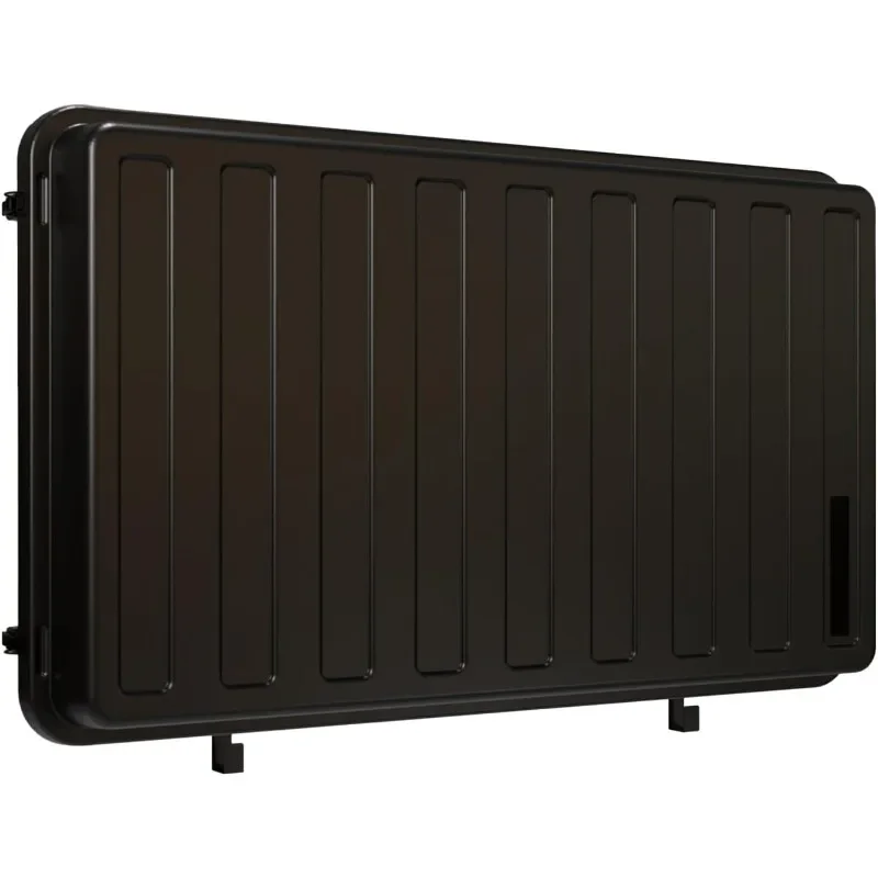 Capa dura para TV externa, proteção à prova de intempéries para televisão - montagens à direita na parede, suporte de montagem na parede da TV incluído, preto