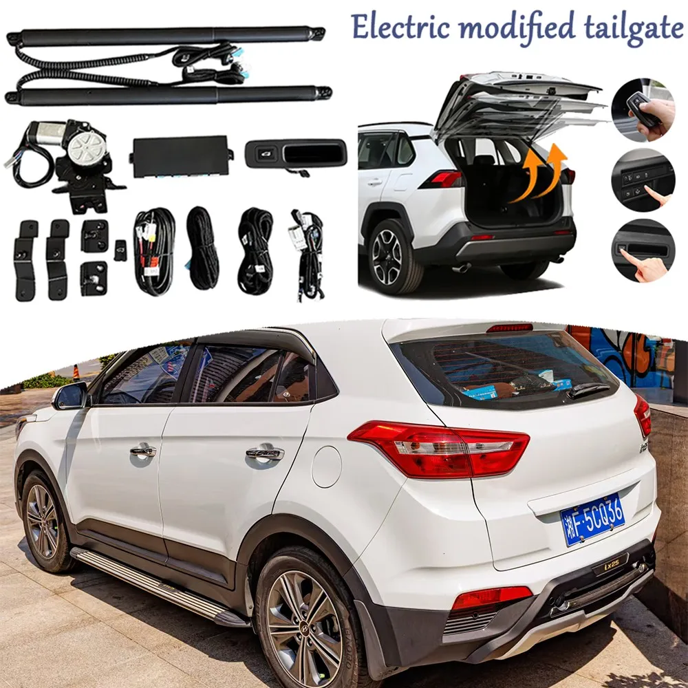 Fit voor Hyundai Creta GS 2015-2019 Retrofit Power Achterklep Kit Gemodificeerde Kofferbak Elektrische Achterklep Systeem Ondersteuning Voet afstandsbediening