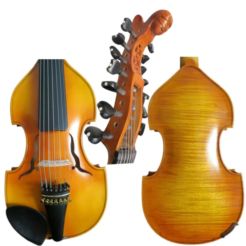 

Baroque style SONG Brand profession Master 7×7 strings 15" Viola d'Amore #14148