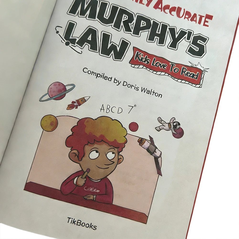 Livro de Histórias em Quadrinhos da Lei de Murphy para Crianças de 8 a 12 Anos: Romance Gráfico que Explica os Princípios da Vida com Ilustrações Divertidas e Conceitos Educacionais