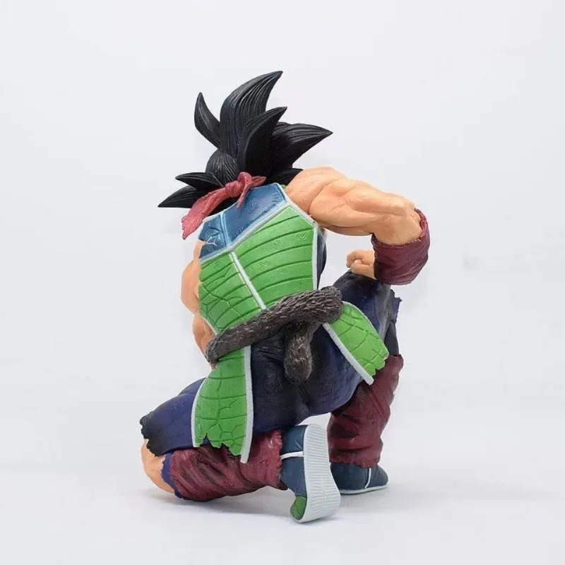 Dragon Ball Super Anime BWFC SMSP agachado Bardock Super Saiyan Figura Ornamento Coleção Presente