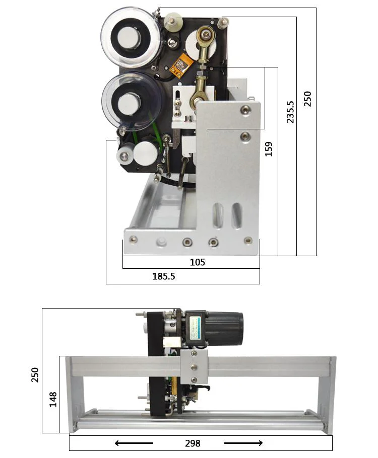 Foil stamping machine hp-241 batch number printing machine for stickers date coding machine