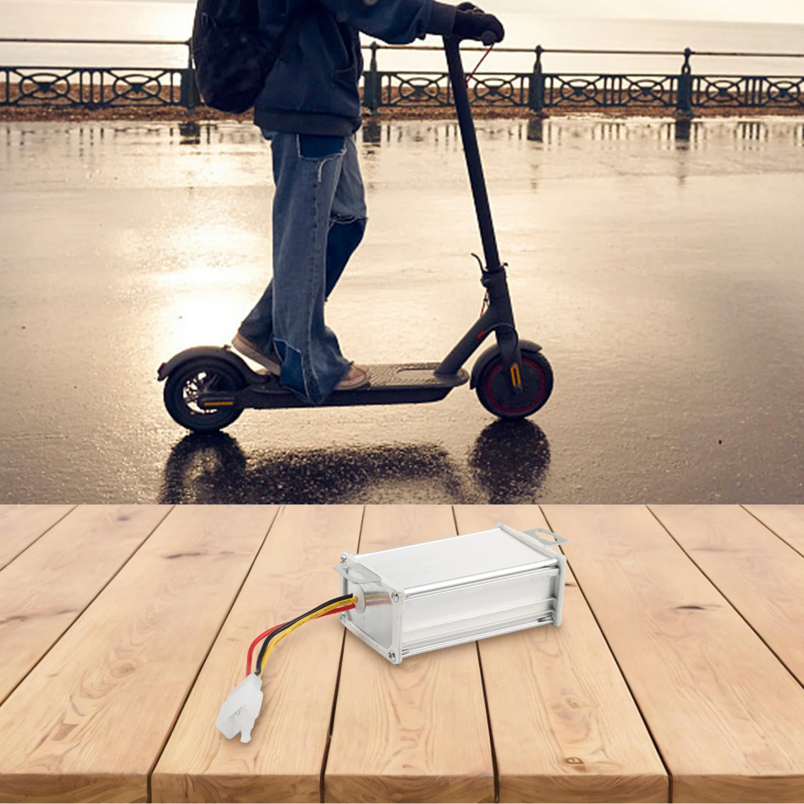 

36V 48V 72V DC to 12V 10A Transformer Adapter with Multiple Protection Functions for Electric Motorcycle Devices