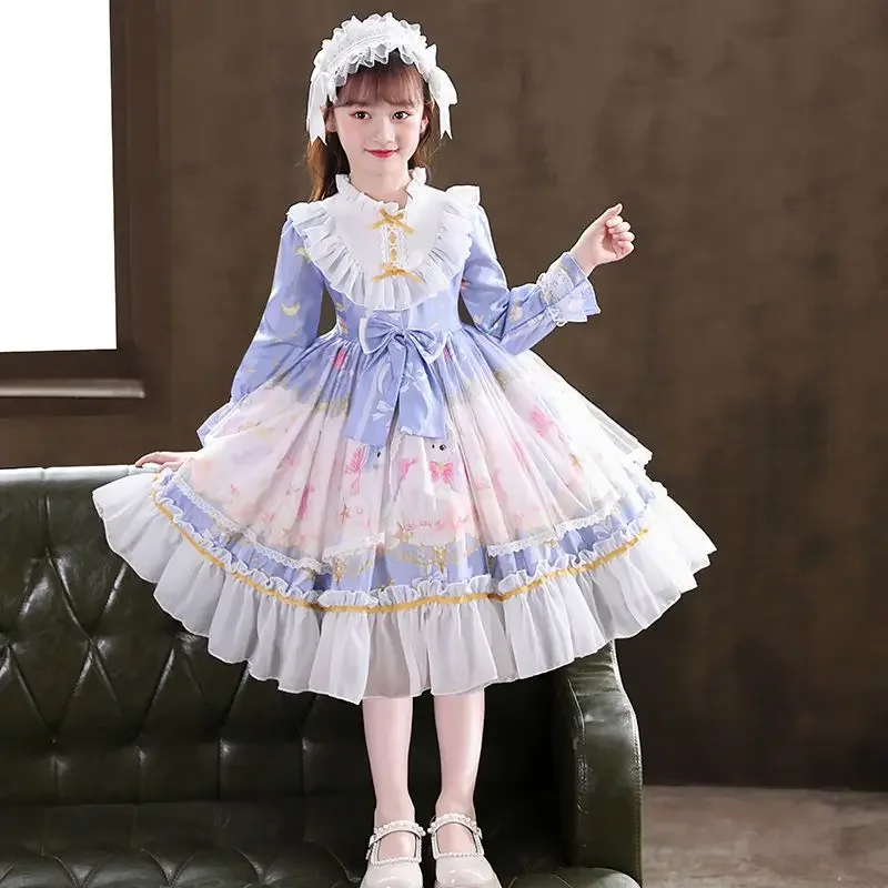 Frauen Alice Lolita Engel Rosa Baumwolle Prinzessin Kleid Gericht-Stil Gothic Tank Kleid Kostüm Nette Anime Maid Layer Kleid für Mädchen