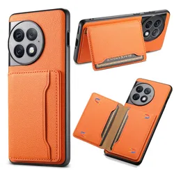 EUCAGR Luxury Business Leather Phone Case Coque for Oneplus 13 11 11R 12 Ace2 Pro CE3 Lite Nord N30 Ace3 12R Holder Shell Cover