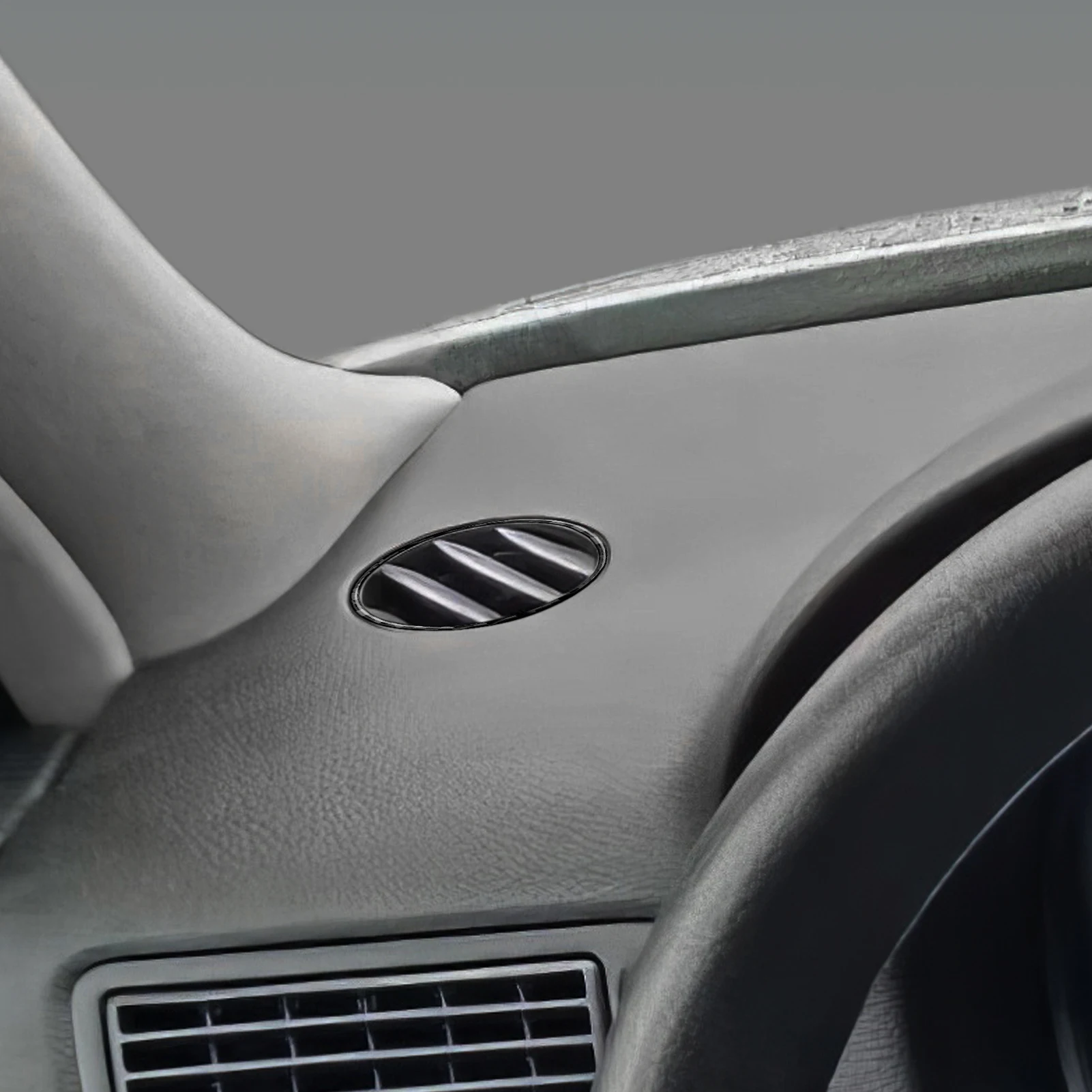 For VW Jetta A4 Bora Golf IV MK4 R32 GTI Variant (1997-2005) Trim, Car Side Air Outlet Panel, Carbon Fiber Interior Sticker - view 3