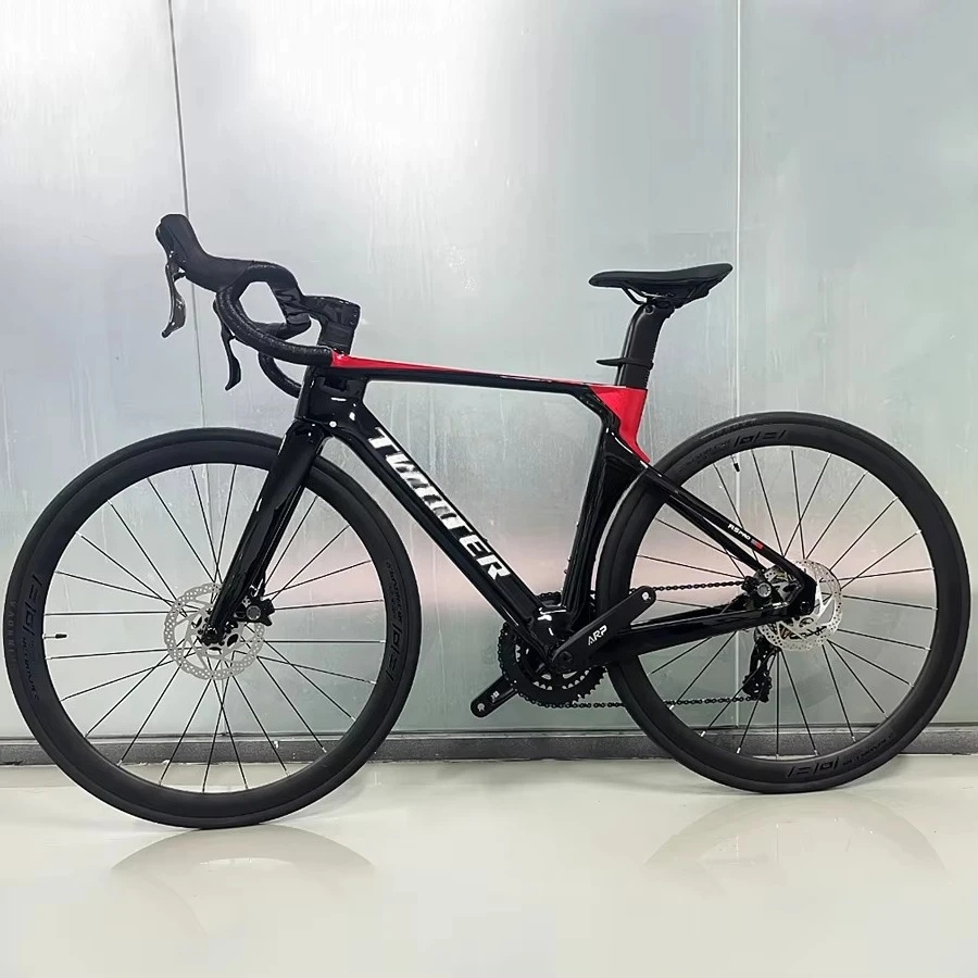*TWITTER700C High Modulus Carbon Fiber Road Bike 24 Speed Wireless Electronic Gear Shift  Men and Women Race Cars bicycle