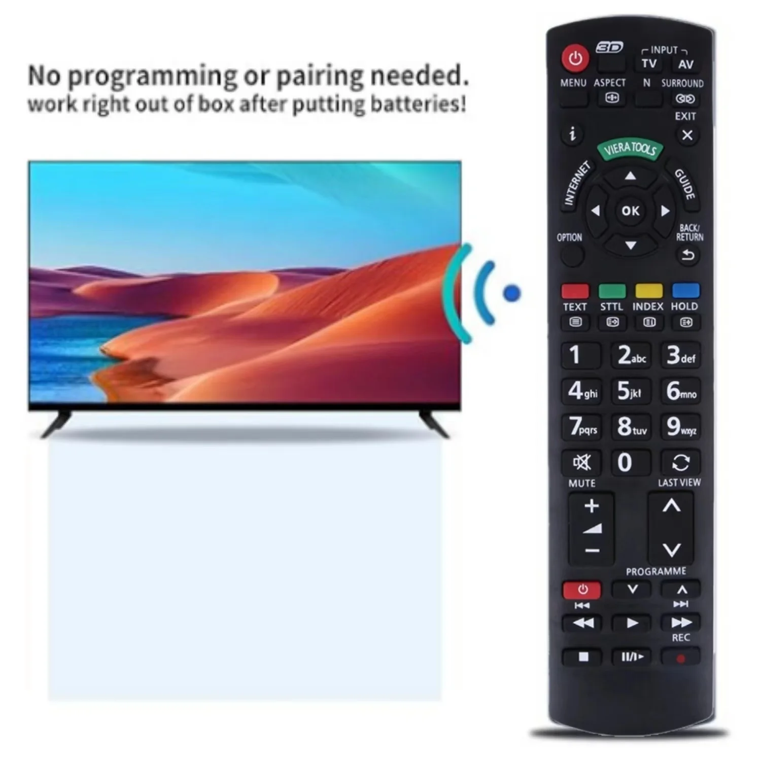 N2QAYB000752 Remote Control for Panasonic TV N2QAYB000572 N2QAYB000487 EUR7628030 EUR7628010 N2QAYB000352 N2QAYB000753