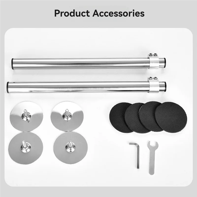 【Venta flash】Soportes para fregadero bajo montaje, soporte para fregadero bajo montaje, instalación ajustable de patas de fregadero de acero inoxidable para cocina