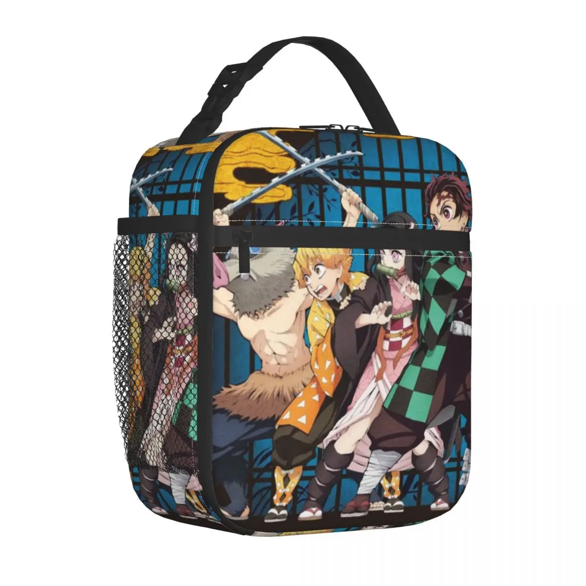 

Изолированная сумка для обеда Kimetsu No Yaiba, большой контейнер для обеда с изображением рассеянного демона в стиле аниме, Термосумка, тоут, Ланч-бокс для колледжа, пикника, для девочек и мальчиков