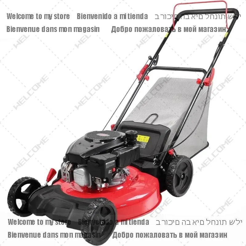 

Lawn Mower, Push Gas Lawn Mower 21-Inch 144cc Engine 2-in-1 Mulching Side Discharge Lawn Mower