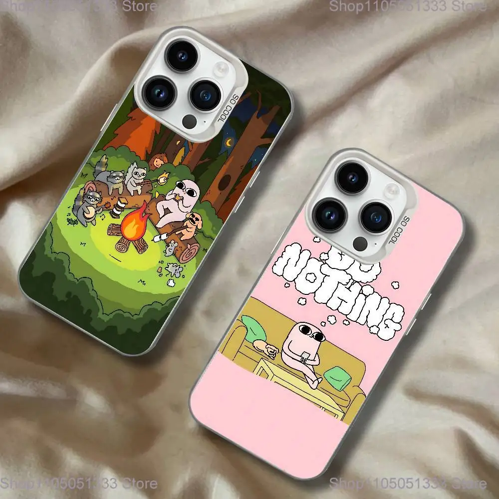 

Funny Ketnipz Cute Phone Case For iPhone 16,15,14,13,12,11,Pro,XS,Max,Plus,Mini,SE White Candy Matte Shockproof Cover