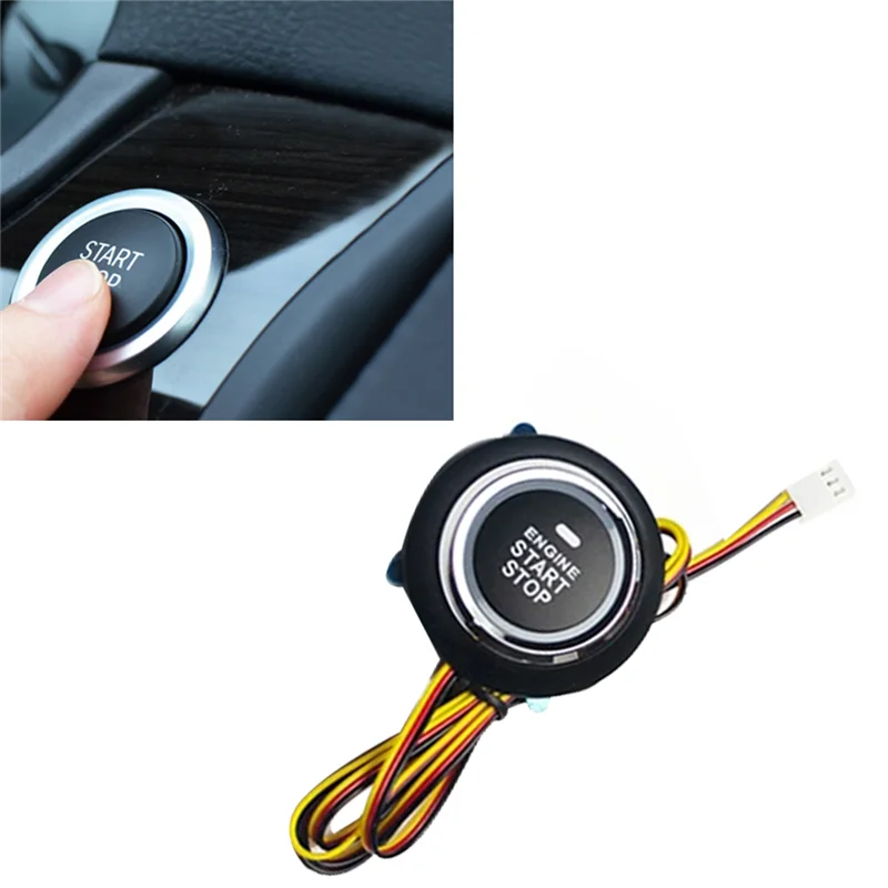 Control remoto para teléfono móvil, arranque de motor de arranque automático de coche, sistema de parada de arranque de 1 botón, bloqueo de arranque de motor automático, fácil de usar