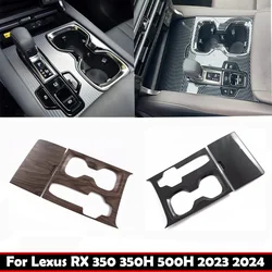 For Lexus RX 350 450h 500h 2023 2024 ABS Car Center control Gear Shift Panel front Water Cup holder Cover Trim Accessories