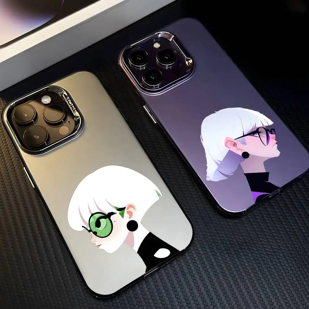 Yayoi Kusama بساطتها جراب هاتف آيفون 17 16 15 14 13 12 11 برو ماكس أسود أرجواني ماتي ليزر معدني أورورا فوندا #4