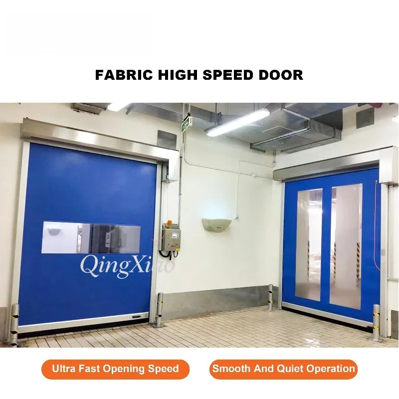 Everbesten Wind Bar Free High Speed Rolling Shutter Door Fit For Indoor Logistics Warehouse Industrial Production Site