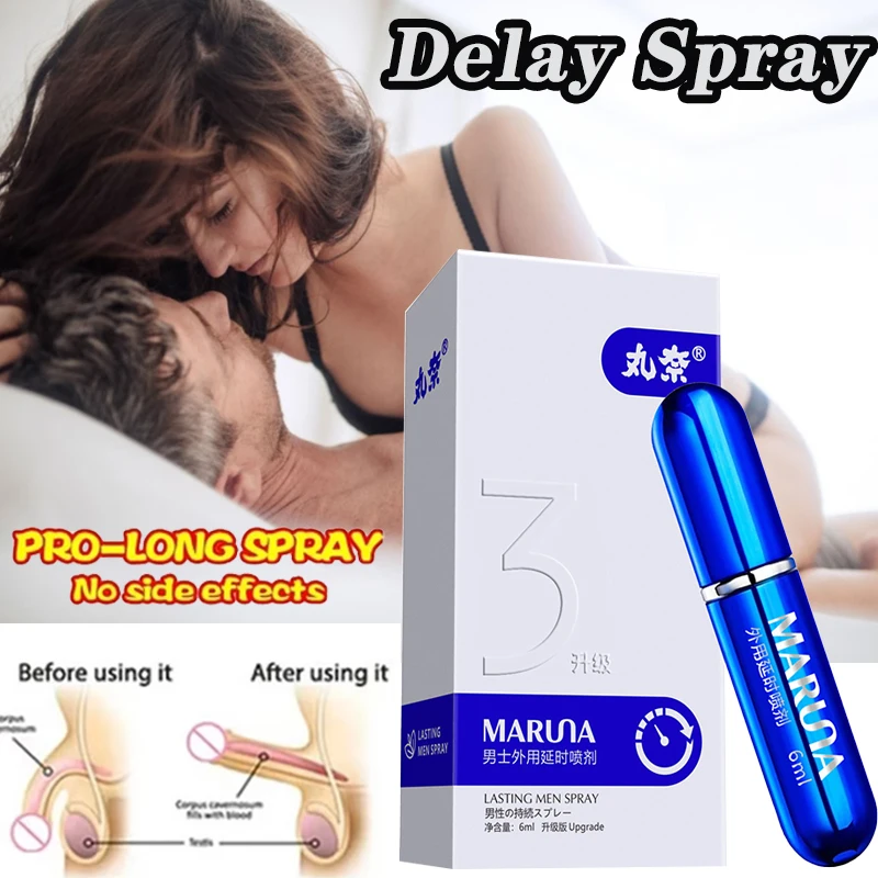 Sex Delay Spray for Men Penis Lasting Anti Premature Ejaculation Prolong 60 Minutes Penis Enlargment Oil sexual enhancer 6ml