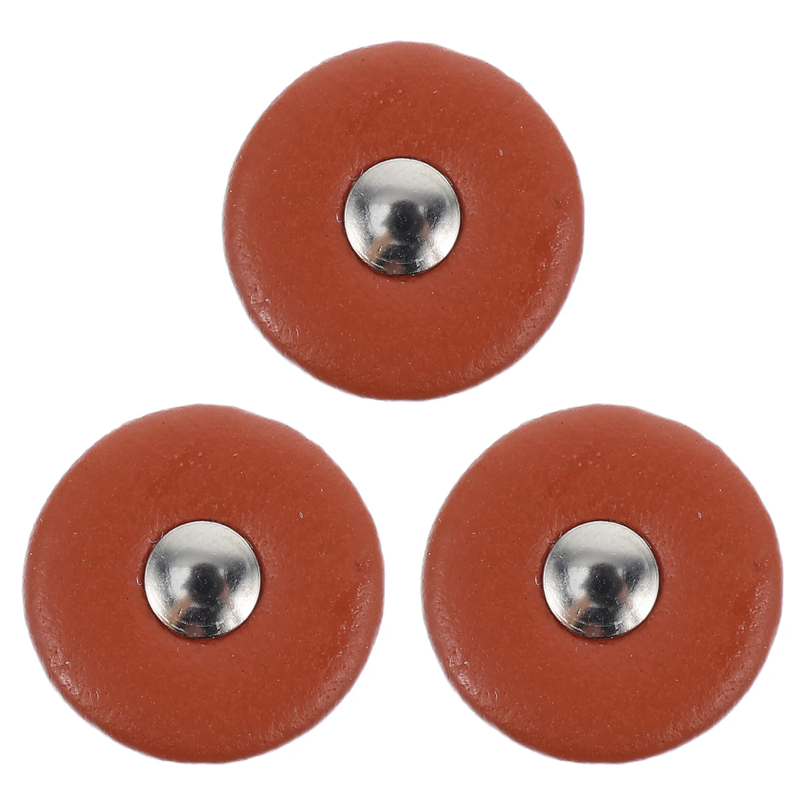 

3Pcs Alto Sax Pads Replacement Key Repair 18mm Brown for Saxophone Instrument Parts Accessories Alto Saxophone Pad