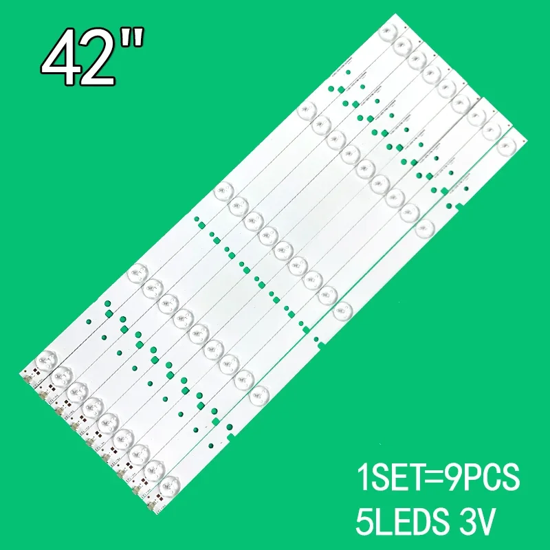 9 أجزاء/وحدة ينطبق على هيسنس 42 بوصة SVH420A72-REV3-5LED-130114 SVH420A72 _ REV3 _ 5LED الخلفية التلفزيون