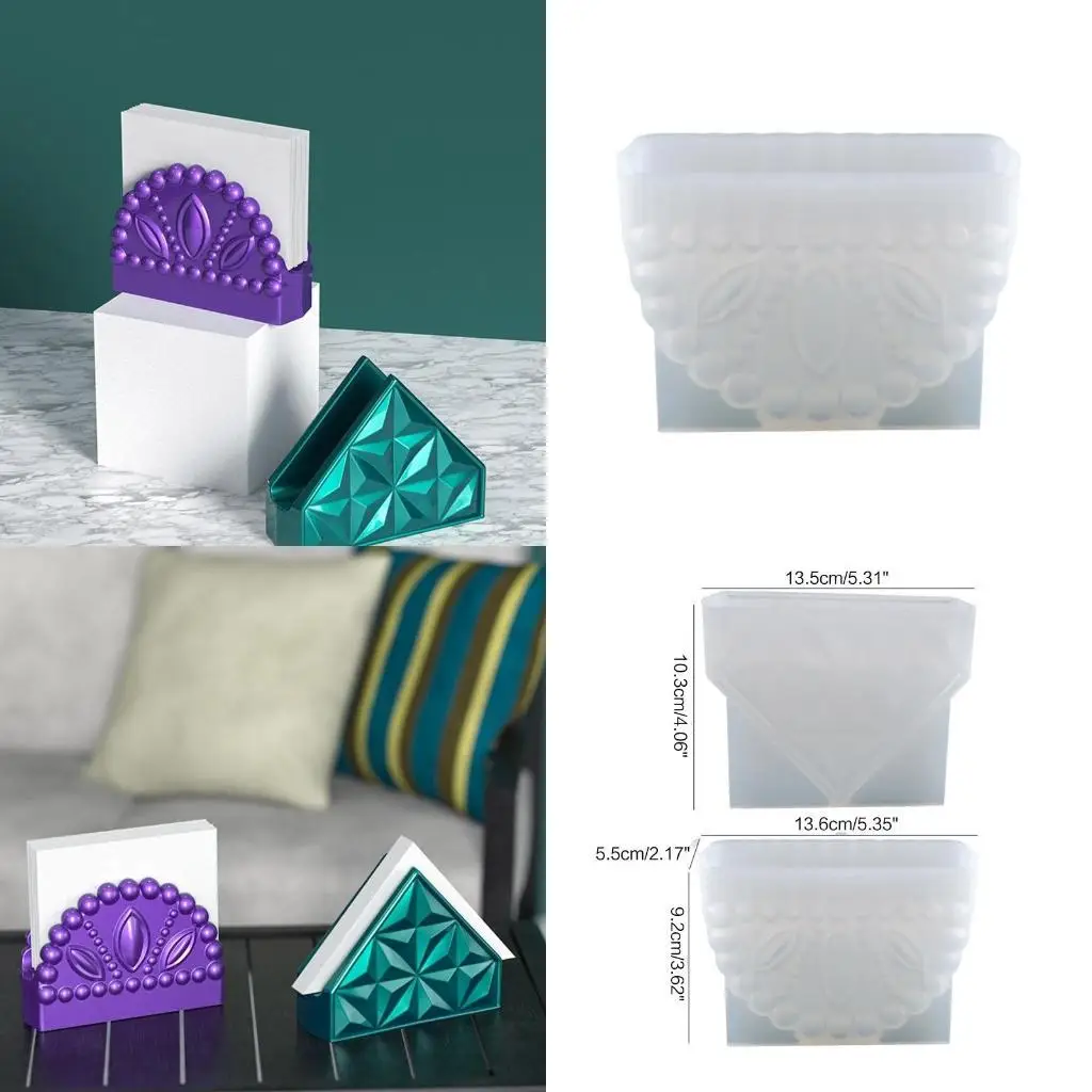 

P9FE Silicone Business Card Holder Mold Card Storage Mould Office Decor