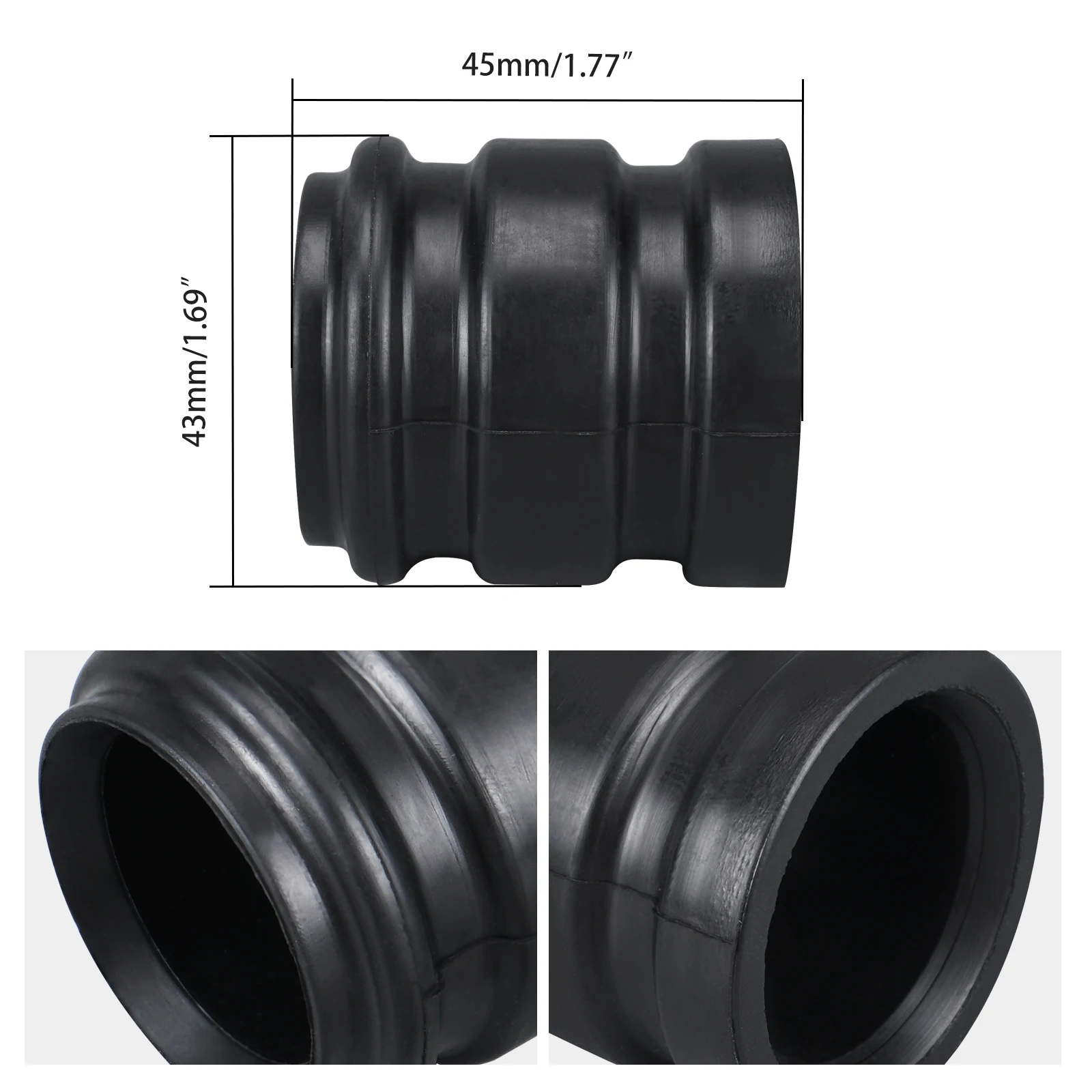 

NICECNC For KTM EXC 300 EXC 250 XCW 300 SX 250 1998-2016 Exhaust Tailpipe Rubber Seal Joint For Beta RR 300 For Husqvarna TE 300