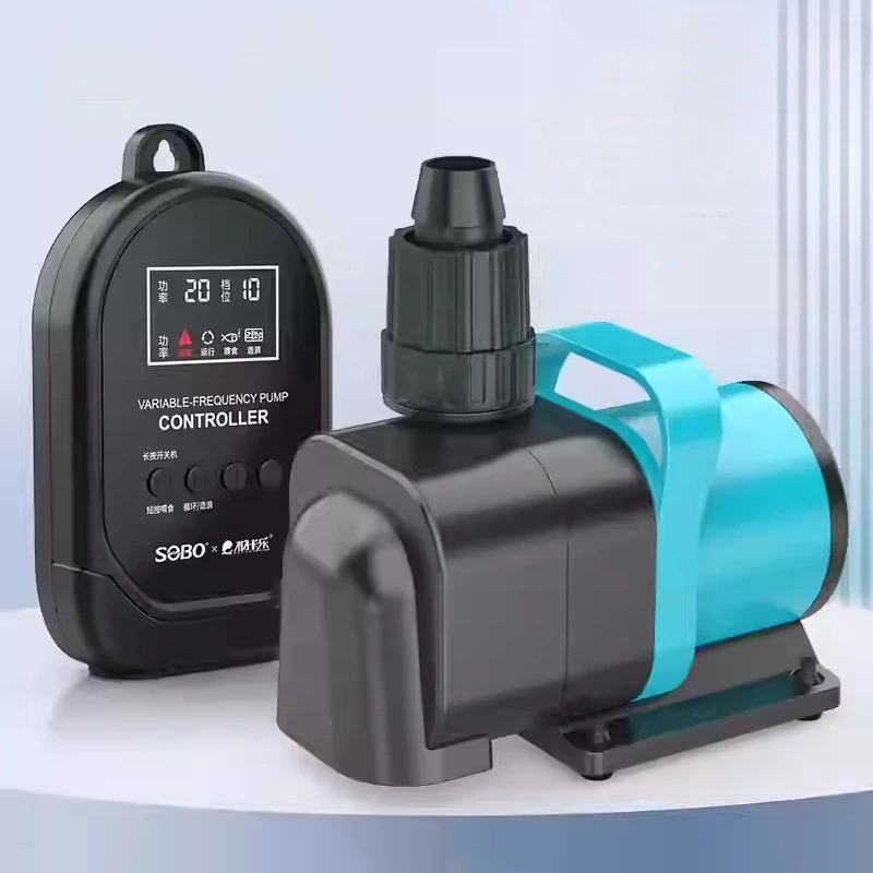 

Fish Tank Water Pump Silent Variable Frequency Aquarium Pump Amphibious Wave Maker Filter Pond Pumps Fishbowl Water Purifier