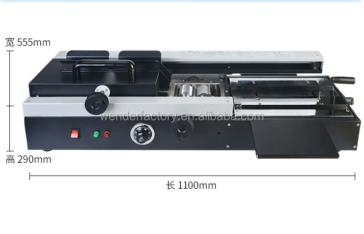 WD-460AC A4 Size Manual Hot Glue Book Binding Machine