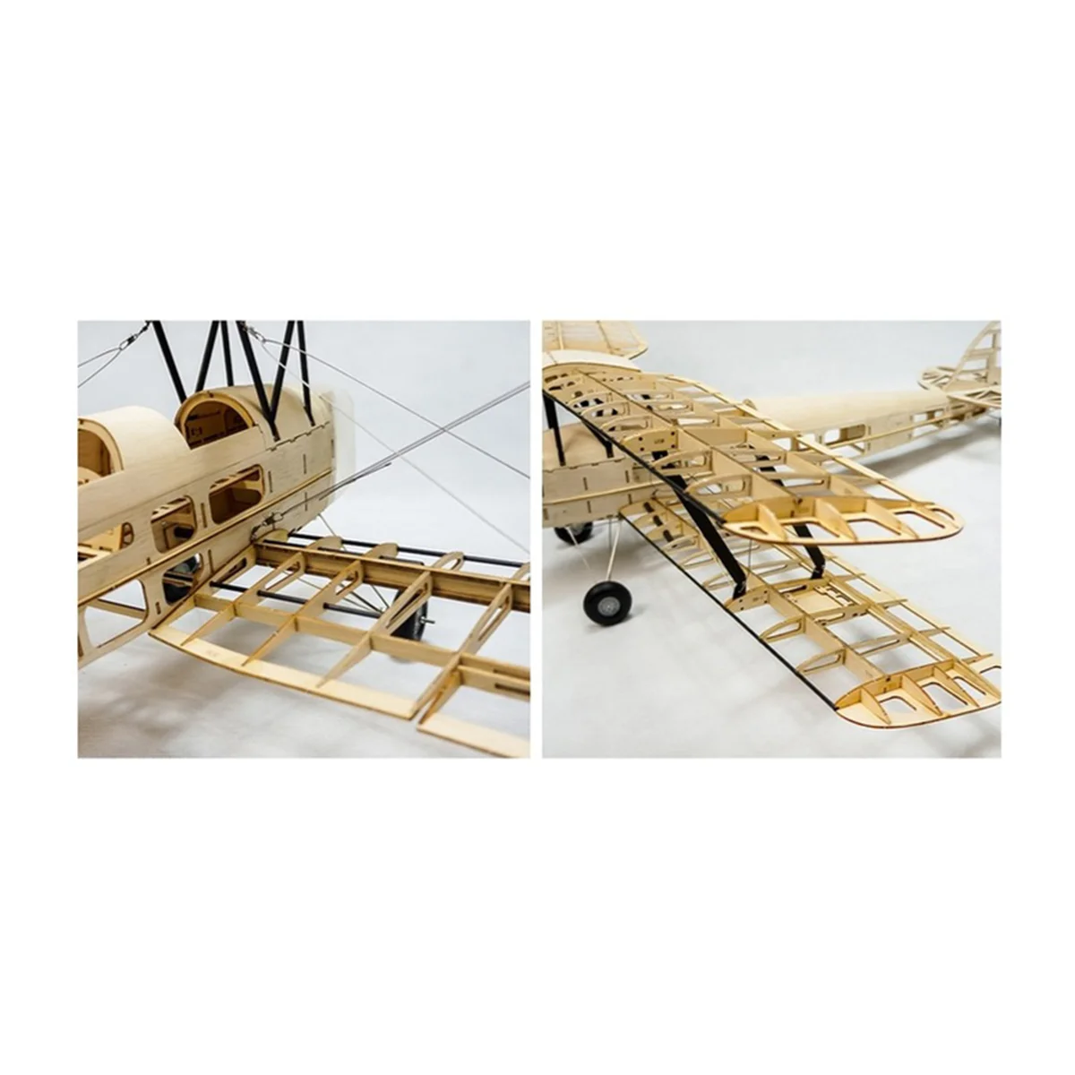 

YKH_RC Airplanes Model Scale 980mm Mini Wood Building Kit Aircraft Toy
